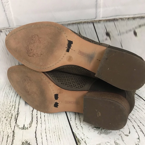 Vince Camuto Celena Perforated Ankle Bootie Suede - Picture 8 of 8